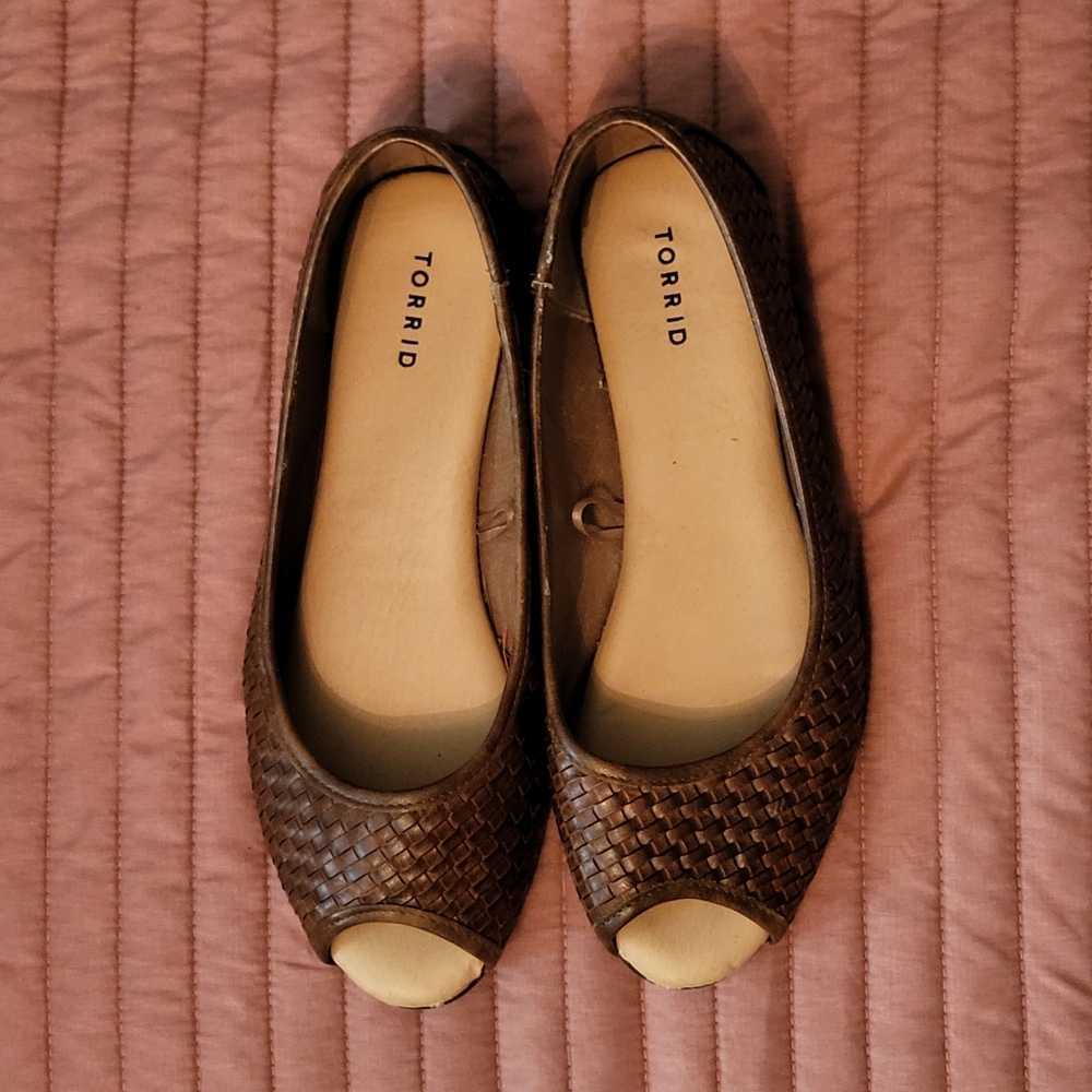 Torrid Peep Toe Flats